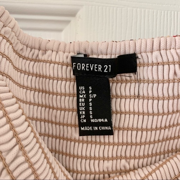 Orange Red Off-Shoulder Paisley Print Smocked Boho Bohemian Dress - Picture 6 of 6